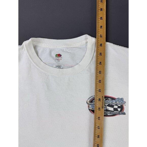 Vintage Y2K Chevrolet SS Muscle American Car GM Cars Art White Large Shirt Tee - Picture 15 of 15